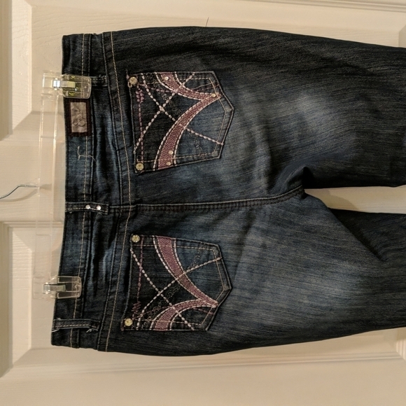 Earl Jeans Women's Dark Wash Straight Leg Jeans Size 10 - Picture 7 of 10